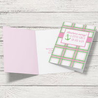 Anker weg Girl Nautical Baby Dusche