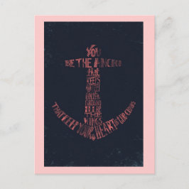 Anker weg postkarte