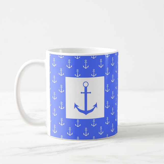 Anker weg Tasse (blau) (Links)