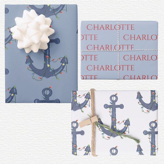 Anker Weihnachten  Geschenkpapier Set (Von Creator hochgeladen)