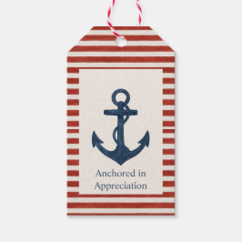 Anker wiegen "Anchored in Appreciation" Geschenkma Geschenkanhänger