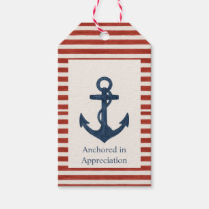 Anker wiegen "Anchored in Appreciation" Geschenkma Geschenkanhänger