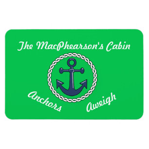 Anker wiegen grüne Stateroom-Türmarkierung grün Magnet