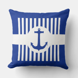 Ankerblau & Streifen + Ihre Ideen Kissen