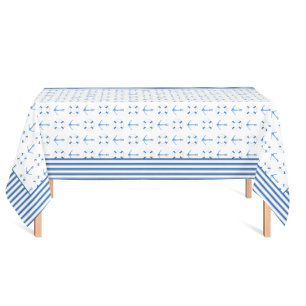 Ankerbord für Wasserfarben Lifebuoy gestreifte Gre Tischdecke