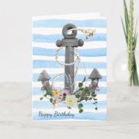 Ankerbukett zum Geburtstag