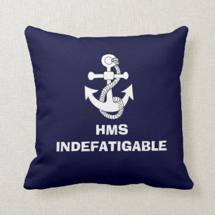 Ankerentwurf, HMS INDEFATIGABLE Kissen