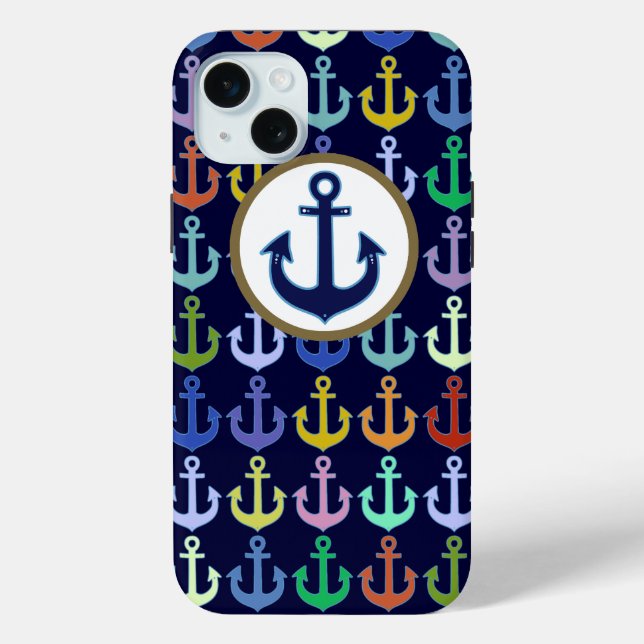 Ankerfarben Case-Mate iPhone Hülle (Rückseite)