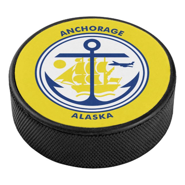 Ankerflagge, Alaska Eishockey Puck (3/4)