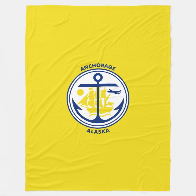 Ankerflagge, Alaska Fleece Blanket (Vorderseite)