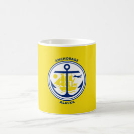 Ankerflagge (Alaska) Kaffeetasse
