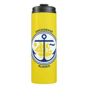 Ankerflagge, Alaska Thermal Tumbler Thermosbecher