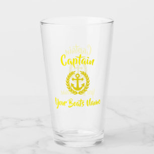Ankerkapitäne von Wasserschiffen Glas