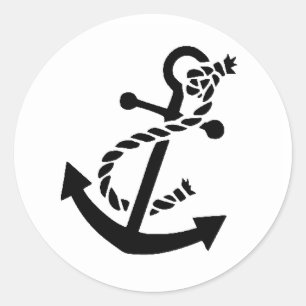 Ankerkleber Runder Aufkleber