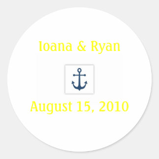 Ankerkleber Runder Aufkleber