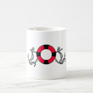 Ankerlebenringrot Tasse