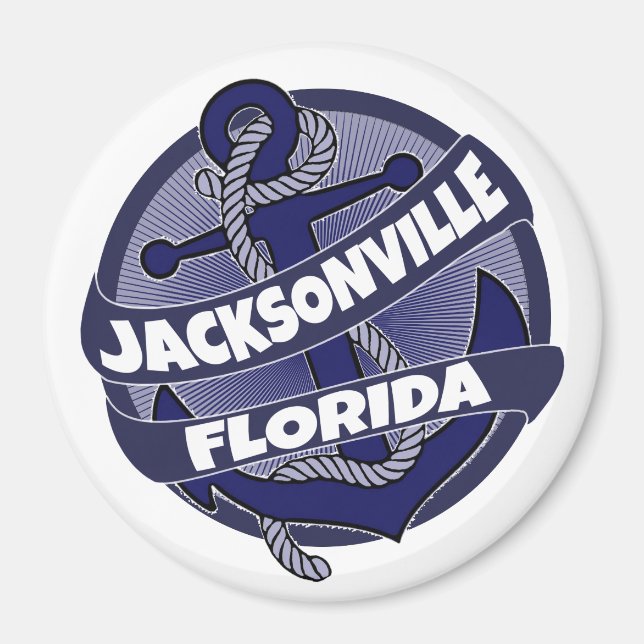 Ankermagnet Jacksonville Florida Magnet (Vorne)