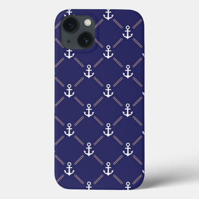 Ankermuster Case-Mate iPhone Hülle (Rückseite)