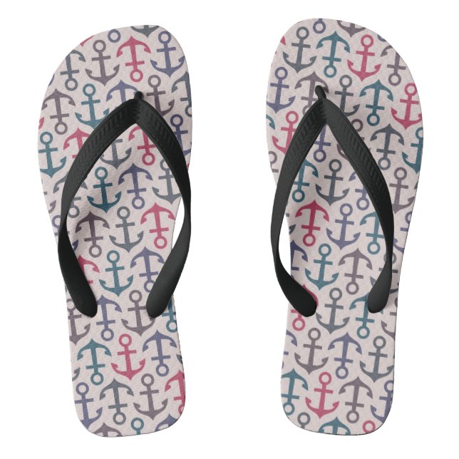 Ankermuster Flip Flops (Fußbett)