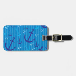 Ankermuster Gepäckanhänger