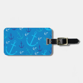 Ankermuster Gepäckanhänger