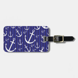 Ankermuster Gepäckanhänger