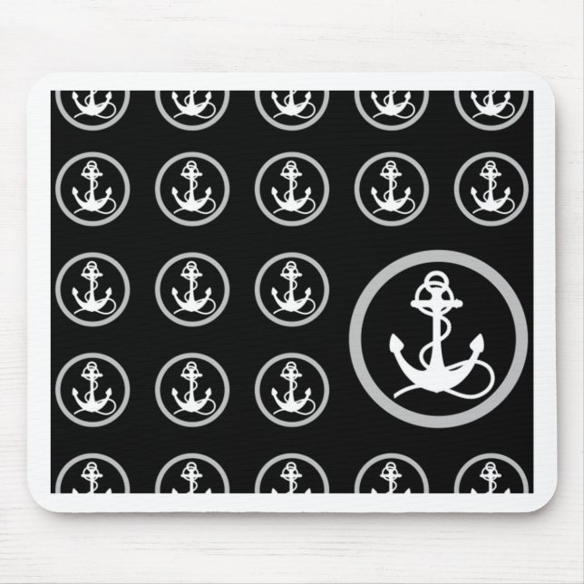 Ankermuster Mousepad (Vorne)