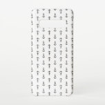 Ankermuster Samsung Galaxy S10 Hülle<br><div class="desc">Ein Segeldesign mit Ankern. Eine perfekte Ergänzung für alle Segler,  Wasserratten und Kapitän auf dem Wasser oder an Land. Tolle Geschenkidee.</div>