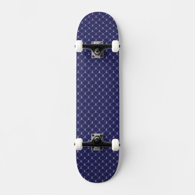 Ankermuster Skateboard (Vorderseite)