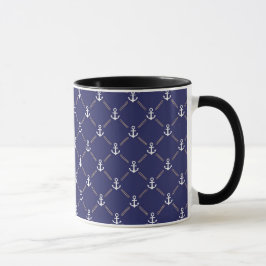 Ankermuster Tasse