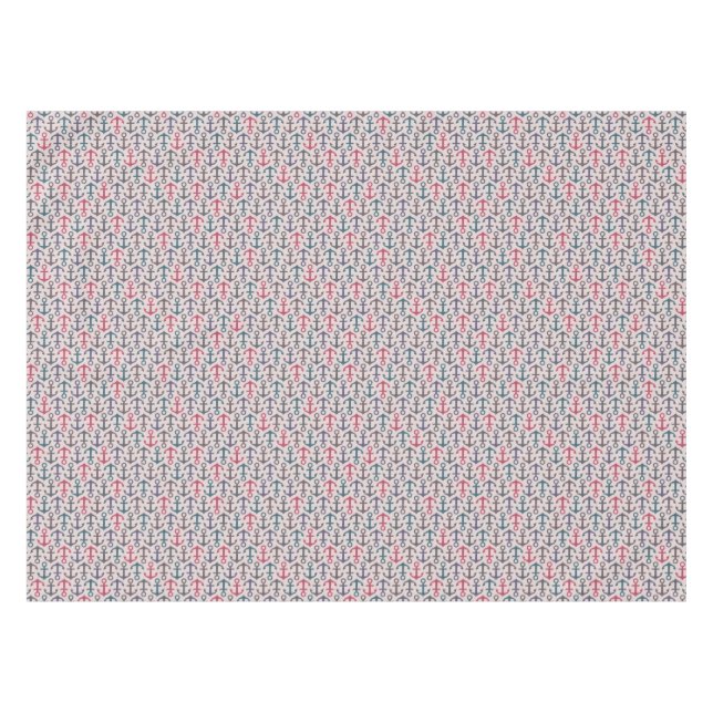 Ankermuster Tischdecke (Vorderseite (Horizontal))