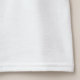 Ankern Sie Ihr Boot Name Gold Laurel Blätter White T-Shirt (Detail - Saum (Weiß))