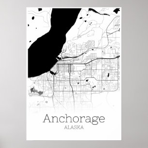 Ankerplan - Alaska - City Map Poster