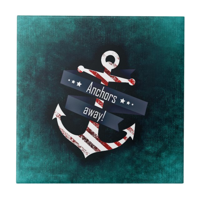 Ankerschiff Fliese (Vorderseite)