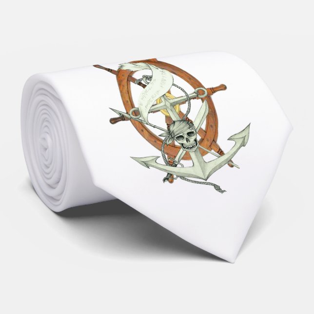 Ankerschiff Krawatte (Gerollt)