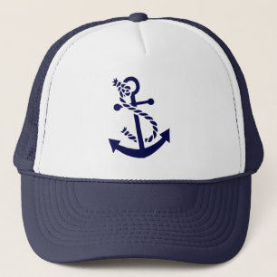 Ankerschiff Navy Blue Nautical Boat 3 Truckerkappe
