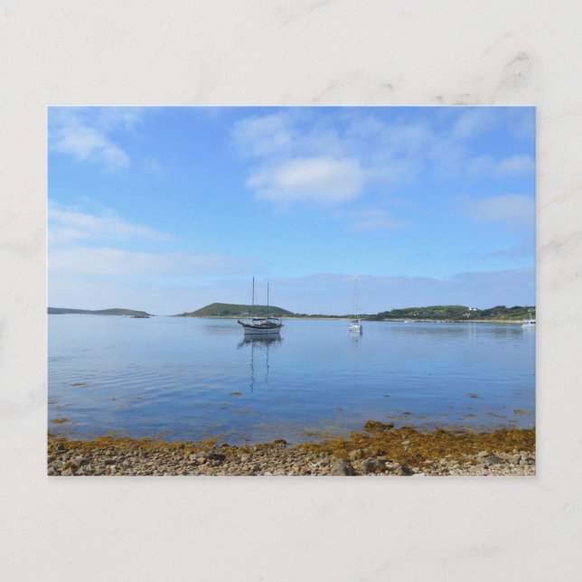 Ankerzeit in den Scillies Postkarte (Vorderseite)
