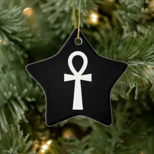 Ankh Ägyptisches Symbol Keramik Ornament