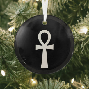 Ankh Ägyptisches Symbol Ornament Aus Glas