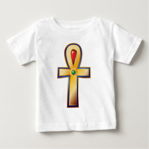 Ankh- das alte ägyptische Symbol des Lebens Baby T-shirt