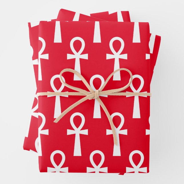 Ankh Egyptian Hieroglyph Geschenkpapier Set (Beispiel)