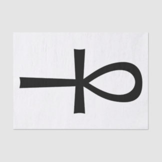 Ankh Egyptian Life Symbol Seidenpapier