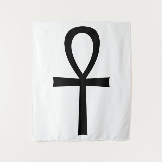 Ankh Egyptian Life Symbol Wandteppich (Vorderseite)