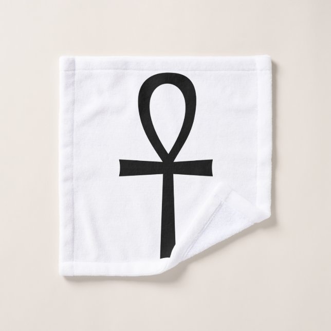 Ankh Egyptian Life Symbol Waschlappen (Waschlappen)