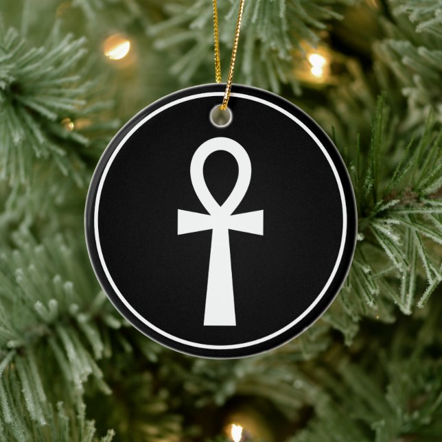 Ankh Egyptian Symbol Ornament (Baum)