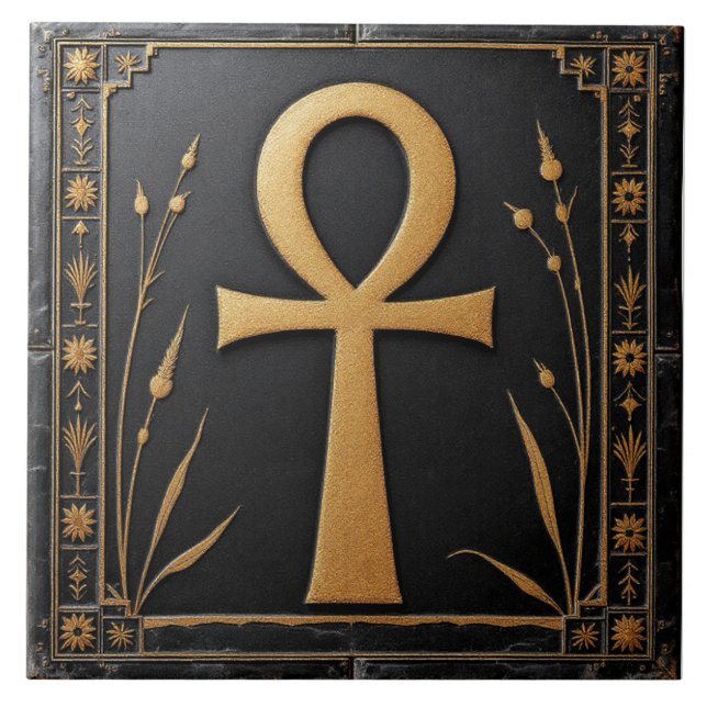 Ankh Elegance Fliese (Vorderseite)