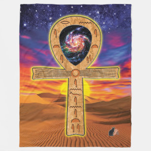 Ankh-Flanelldecke Fleecedecke