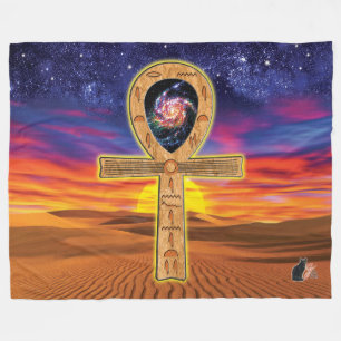 Ankh-Flanelldecke Fleecedecke