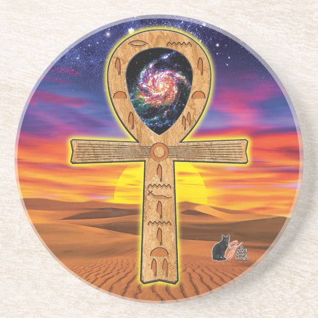Ankh Getränkeuntersetzer (Vorne)