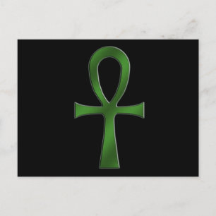 Ankh Green Postkarte